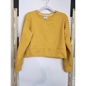 Zyia Active Yellow Crewneck Sweatshirt - Size L